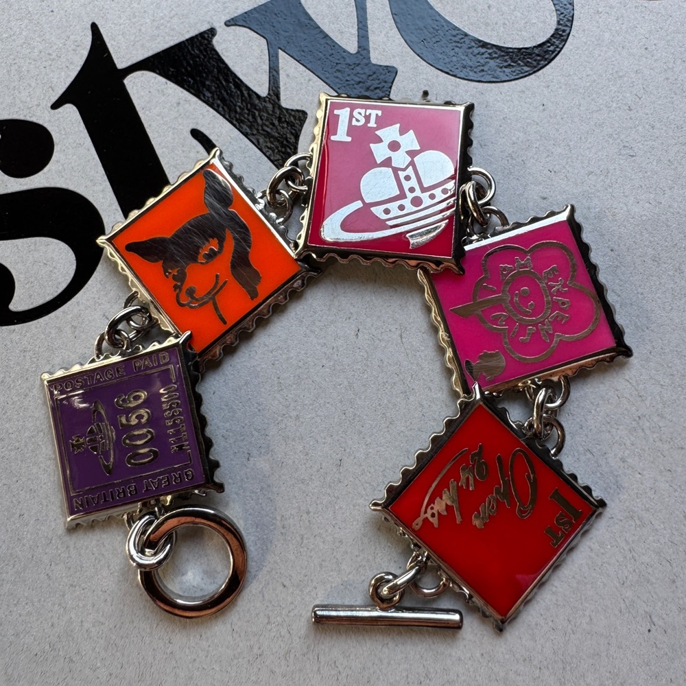 VIVIENNE WESTWOOD 1990s Stamp Bracelet never used , brand new